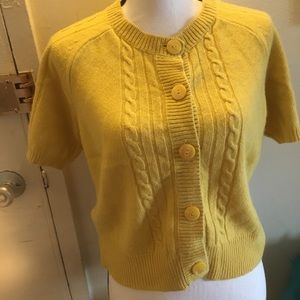LOFT sweater in yellow